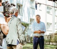 Robert Habeck besucht spar+bau